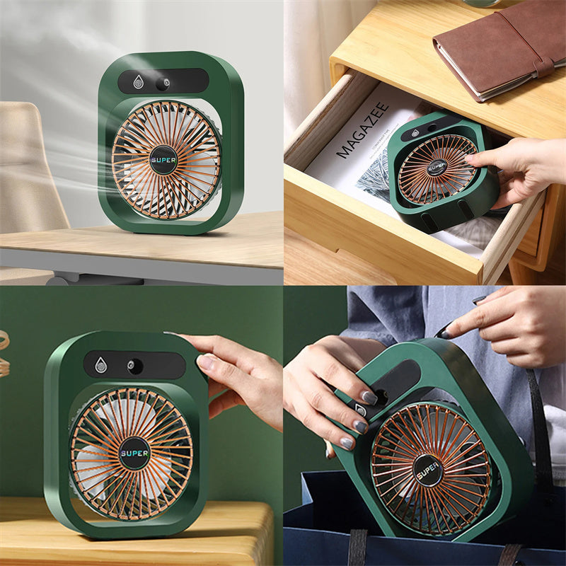 Misting Desk Fan