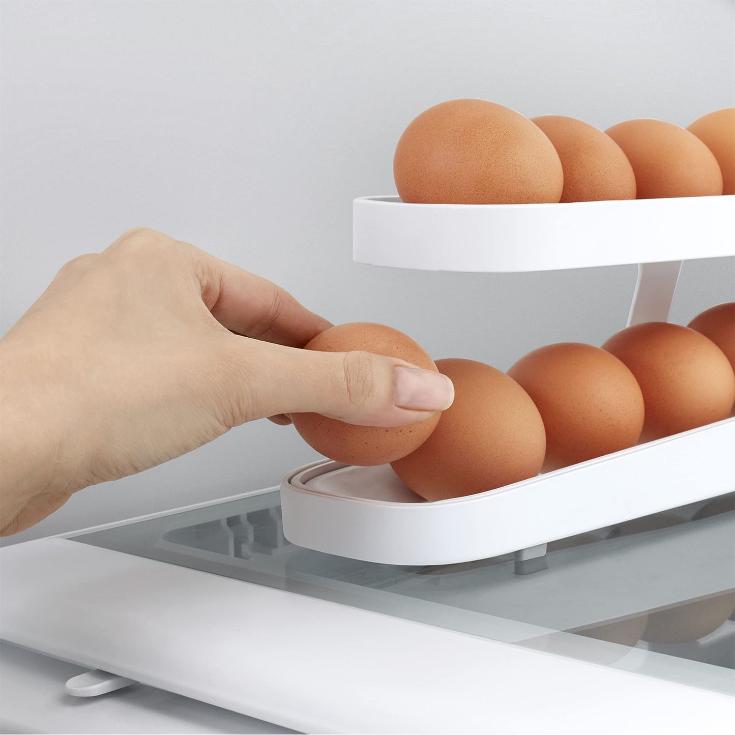 Automatic Scrolling Egg Rack