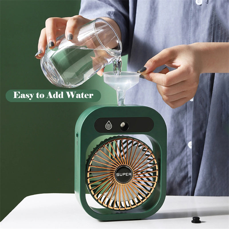 Misting Desk Fan