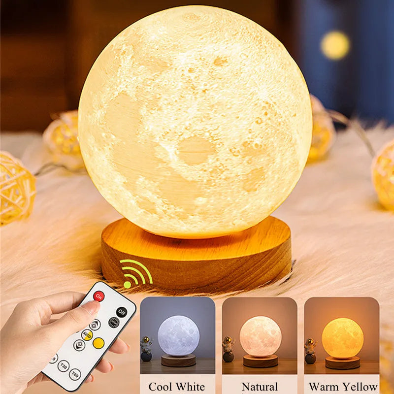 Levitating Moon Lamp